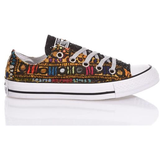 Converse ox flamenco orange black