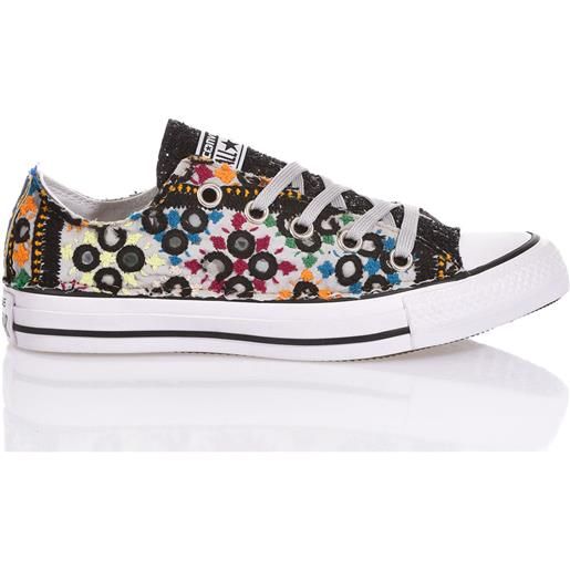 Converse ox flamenco violet black