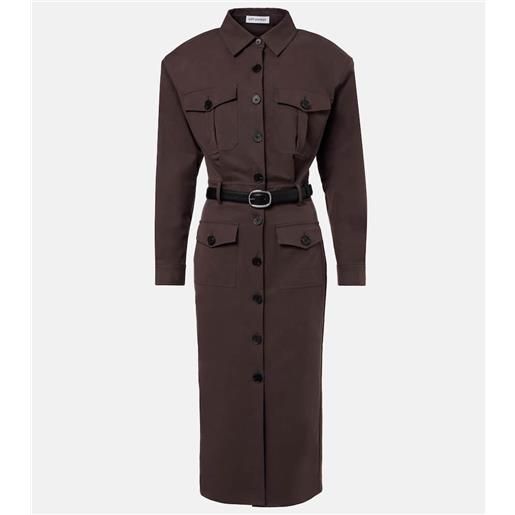 Self-Portrait abito midi con cintura