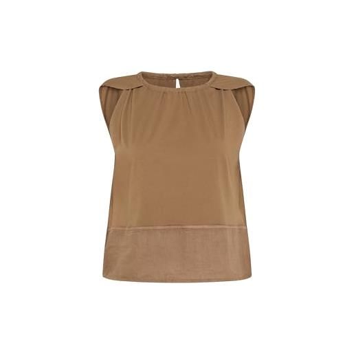 DEHA - blusa in cotone, mandorla (xs)