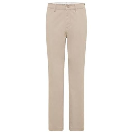 Lee pantaloni da uomo slim chino, slim fit, gamba dritta, pietra, 46 it (32w/34l)