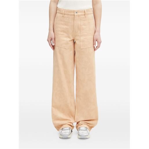 Kenzo jeans kenzo peonies con applicazione - toni neutri