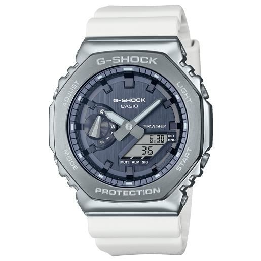 Casio g-shock oak metal covered - precious heart serie gm-2100ws-7aer