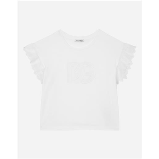 Dolce & Gabbana t-shirt in jersey con logo dg