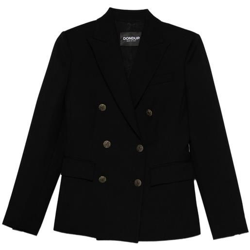 DONDUP blazer doppiopetto - nero