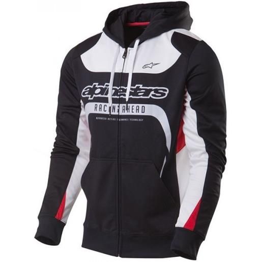 ALPINESTARS felpa session nero bianco - ALPINESTARS