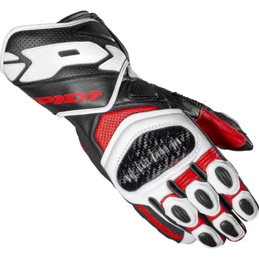 SPIDI guanto lungo carbo 7 bianco nero rosso - SPIDI