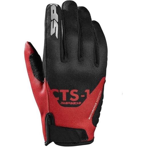 SPIDI guanto cts-1 nero rosso SPIDI