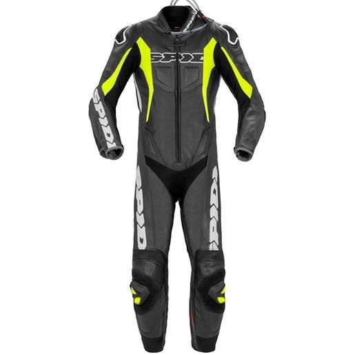 SPIDI tuta sport warrior perforated pro nero verde - SPIDI
