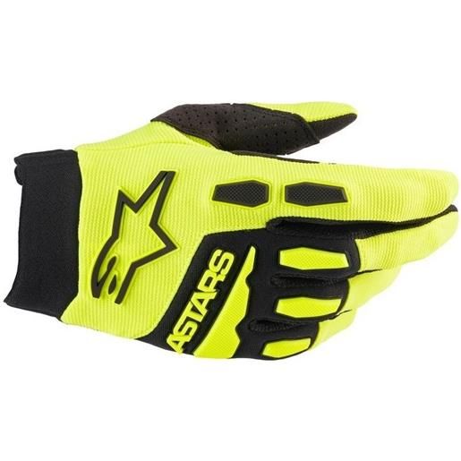 ALPINESTARS guanto corto full bore giallo nero ALPINESTARS