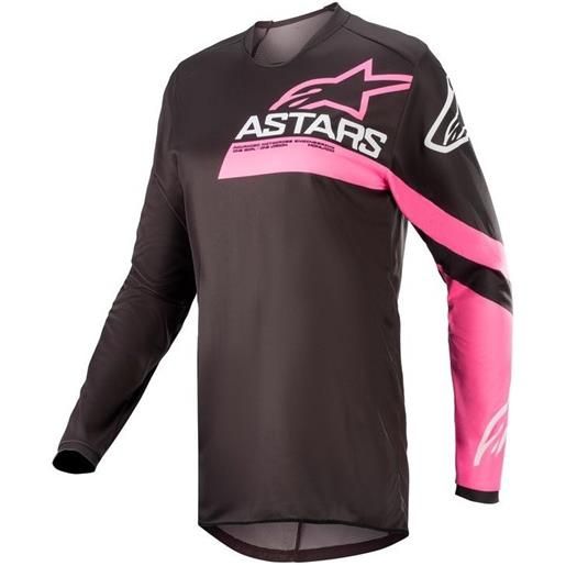 ALPINESTARS maglia donna stella fluid chaser nero rosa - ALPINESTARS