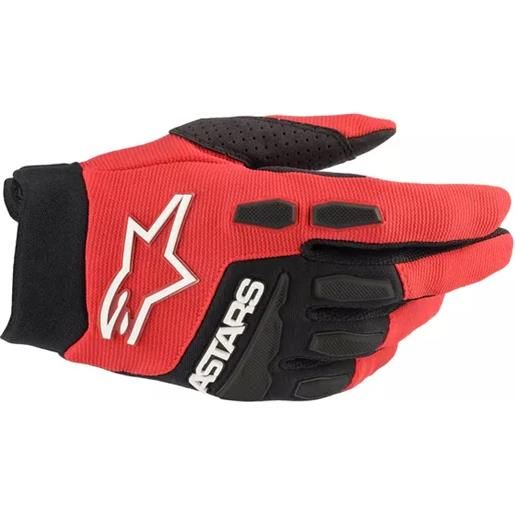 ALPINESTARS guanto corto full bore rosso nero ALPINESTARS
