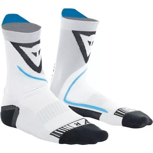 DAINESE calza dry mid bianca nero blu DAINESE