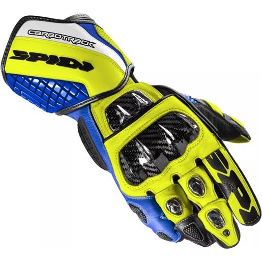 SPIDI guanto lungo carbo track evo giallo blu SPIDI
