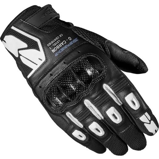 SPIDI guanto corto g-carbon nero bianco SPIDI