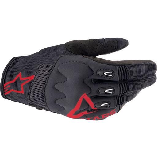 ALPINESTARS guanto techdura rosso nero ALPINESTARS