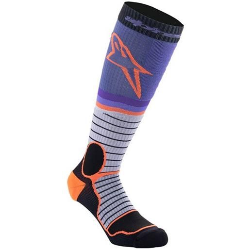ALPINESTARS calza mx pro socks viola grigio ALPINESTARS