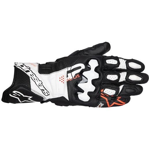 ALPINESTARS guanto gp plus v3 bianco rosso fluo ALPINESTARS