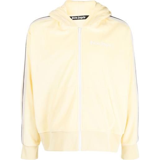 Palm Angels felpa con cappuccio - giallo