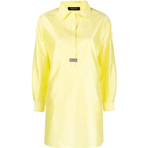 Fabiana Filippi chemisier corta a maniche lunghe - giallo