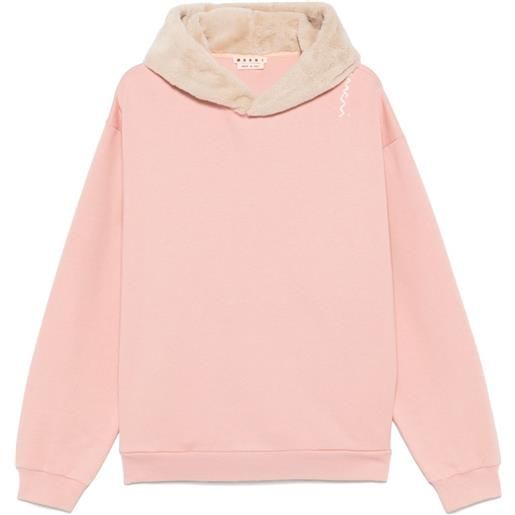 Marni felpa con cappuccio - rosa