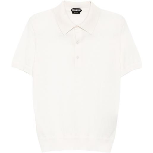TOM FORD polo a maniche corte - toni neutri