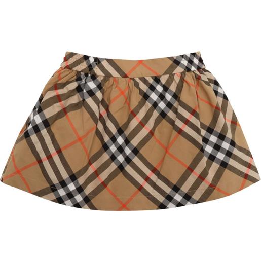 Burberry Kids gonna a quadri - marrone