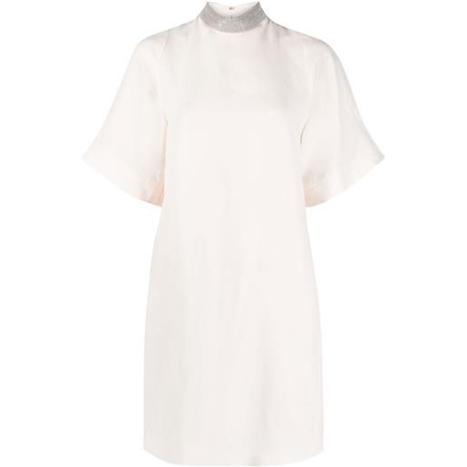 Fabiana Filippi abito con decorazione - rosa