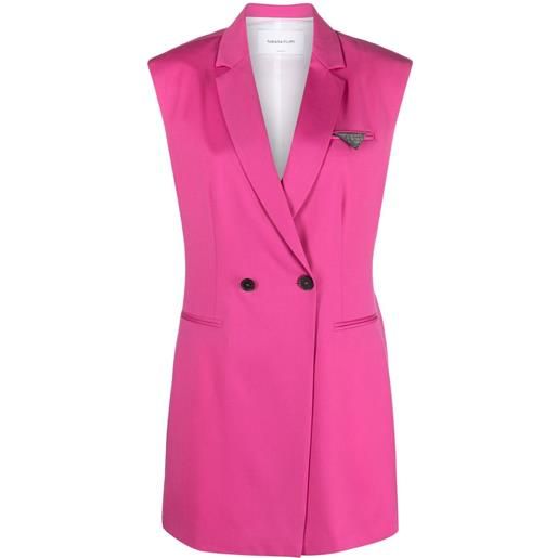 Fabiana Filippi blazer smanicato - rosa