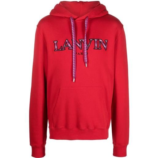 Lanvin felpa con stampa - rosso