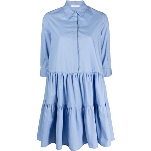 Fabiana Filippi chemisier con balze - blu