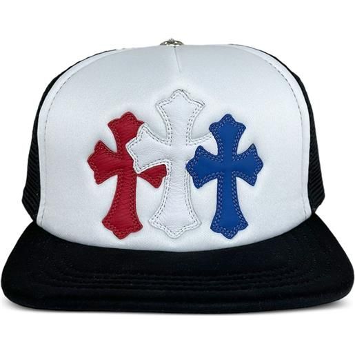 Chrome Hearts cappello con logo - blu