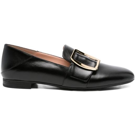 Bally mocassini janelle con fibbia - nero