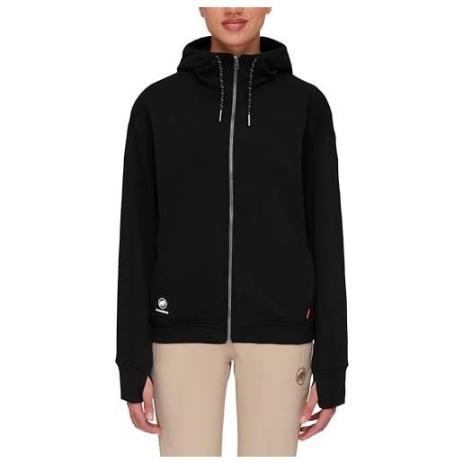 Mammut ml-giacca con cappuccio da donna midlayer, nero, xs