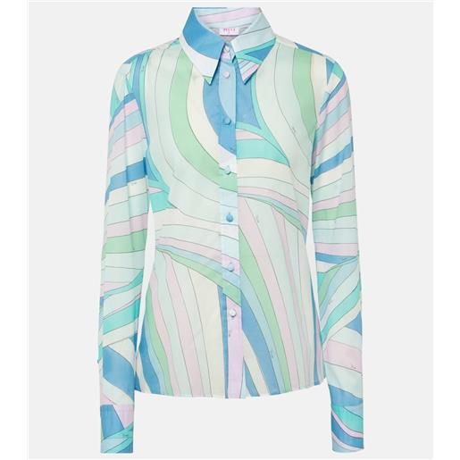 Pucci camicia iride in cotone