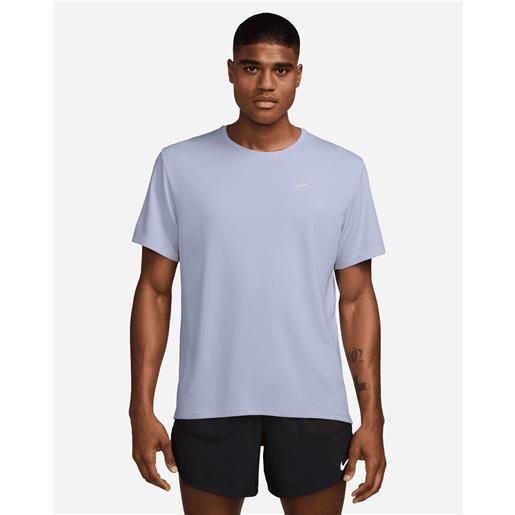 Nike miler m - t-shirt running - uomo - grigio