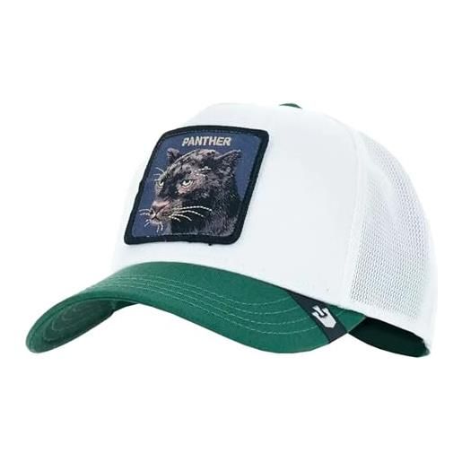 Goorin Bros. cappello v2 panther 101-1333 con visiera unisex misto poliestere bianco/verde