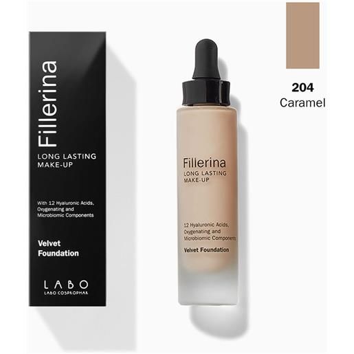 Labo International labo fillerina long lasting make up velvet fundation colore 204 30 ml up