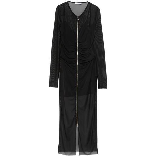 Patrizia Pepe abito midi in rete - nero