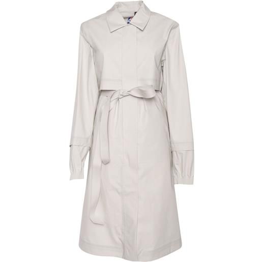K-Way trench jesy con cintura - toni neutri