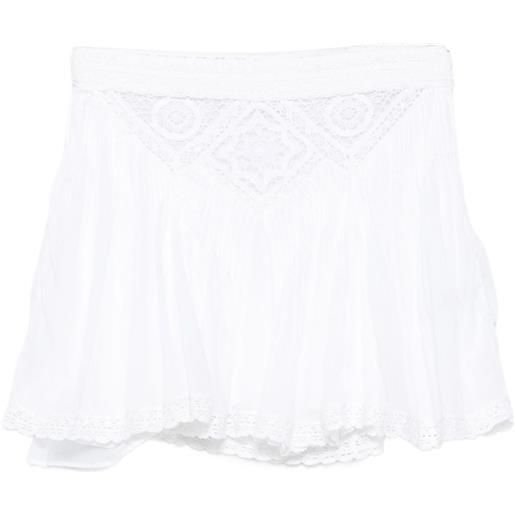 MARANT ÉTOILE minigonna goldie - bianco