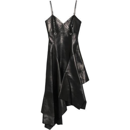 Alexander McQueen abito asimmetrico - nero