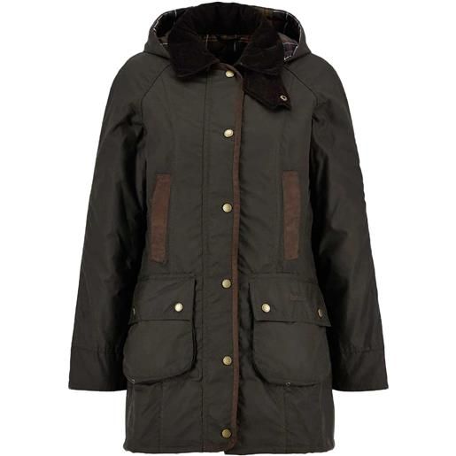 BARBOUR giacca cerata barbour bower wax jacket verde oliva lwx0534ol71w