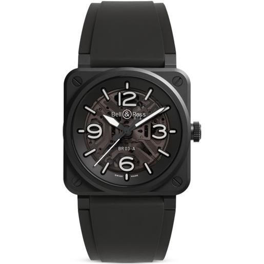 Bell & Ross br-03 skeleton black ceramic 41mm - nero