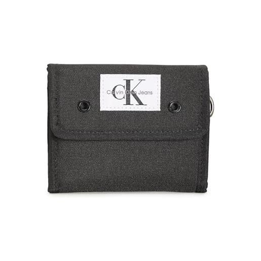 Calvin Klein jeans portafoglio con portamonete uomo sport essentials bifold w k50k510727 unica nero