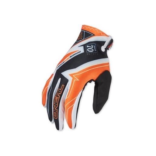O'NEAL | guanti bike & motocross | mx mtb motocross enduro motorcycle | design leggero e semplice per una sensazione ottimale sul manubrio | guanto vault racewear | adulto | nero arancione | taglia m