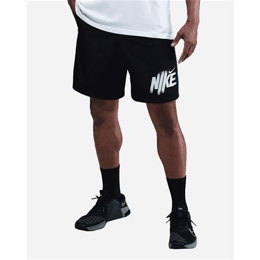 Nike dri fit form 9in m - pantalone training - uomo - nero