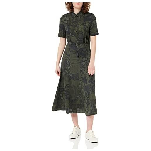 Desigual dress ginebra vestito, verde (boaba 4068), 40 (taglia produttore: 36) donna