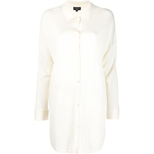 N.Peal camicia lunga - toni neutri