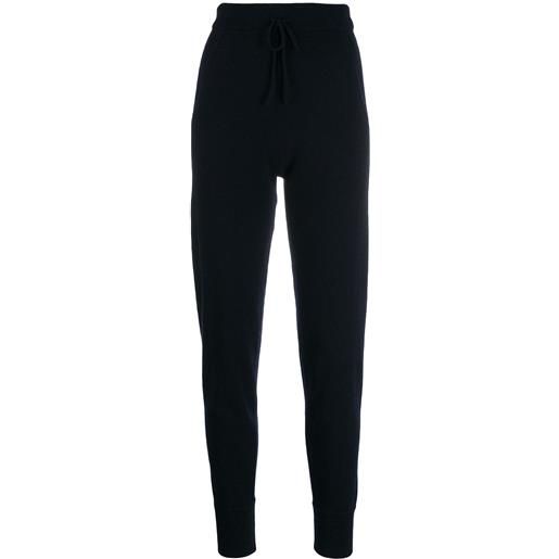 N.Peal joggers con coulisse - blu